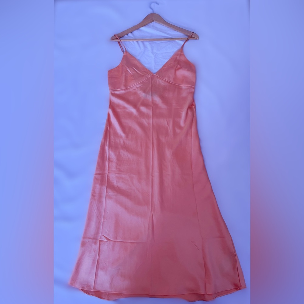 Yellow Satin Abercrombie dress